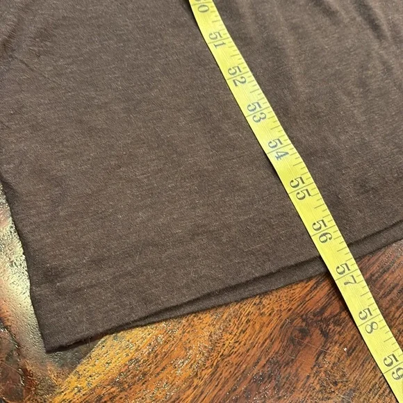 Ralph Lauren V-Neck Jersey Wool Modal Dark Brown Short Sleeve Dress Small NWT - Picture 10 of 10